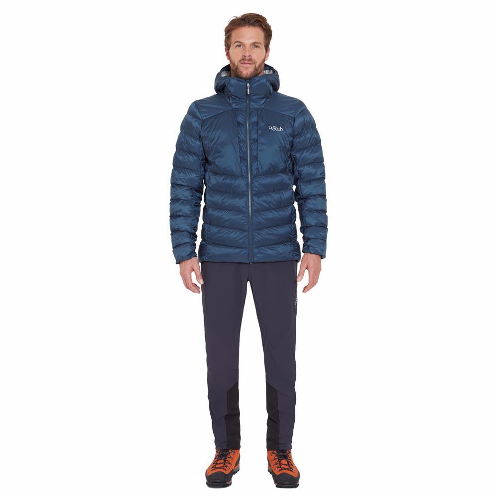 Rab Men's Cirrus Ultra Insulated Hooded Jacket-Tempest Blue