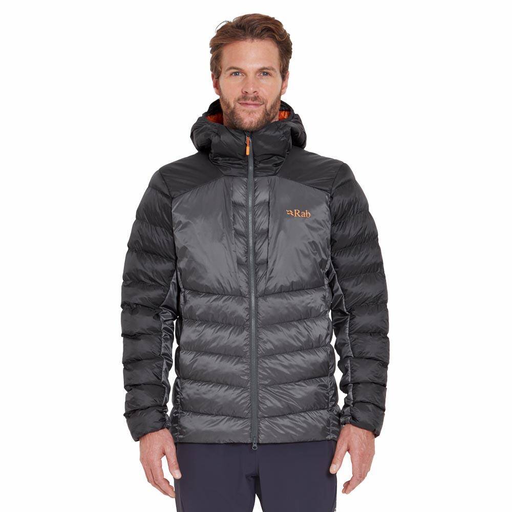 Rab Men's Cirrus Ultra Insulated Hooded Jacket Anthracite/Graphene -  3
