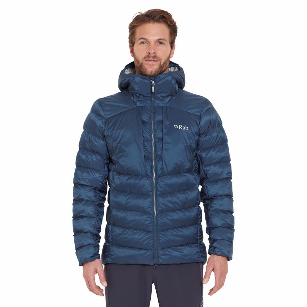 Rab Men's Cirrus Ultra Insulated Hooded Jacket-Tempest Blue