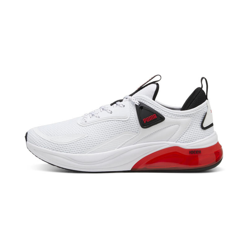 Chaussures de running Cell Thrill Unisexe PUMA White Black For All Time Red