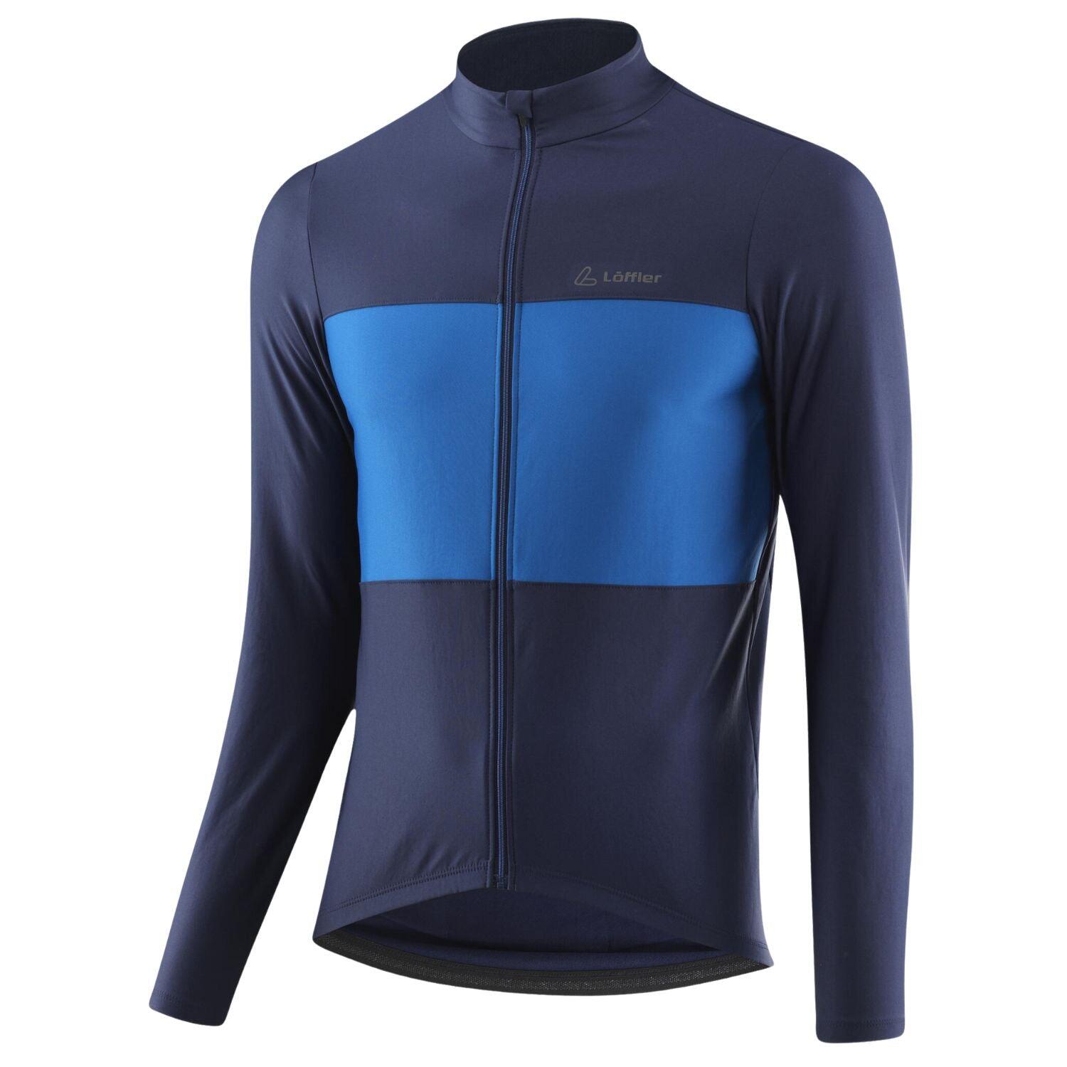 LÖFFLER Löffler Cycling Jersey Uni_Cb Long Sleeve Blue