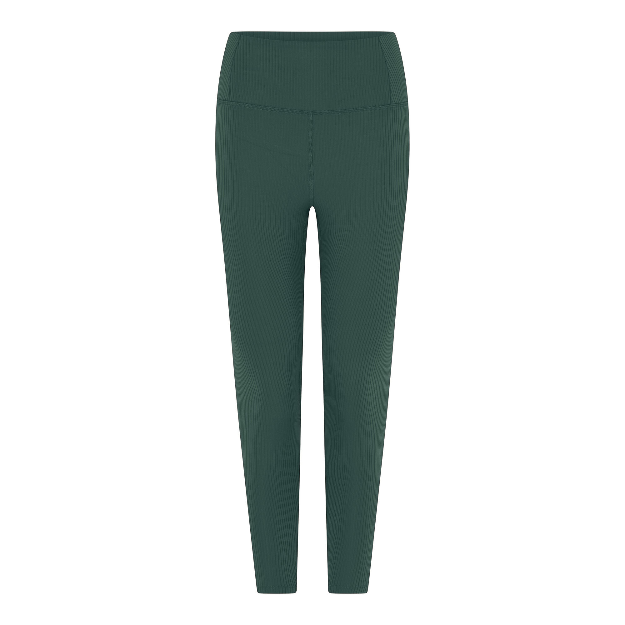 GIRLFRIEND COLLECTIVE Womens/Ladies Ribbed High Rise 7/8 Leggings (Moss)