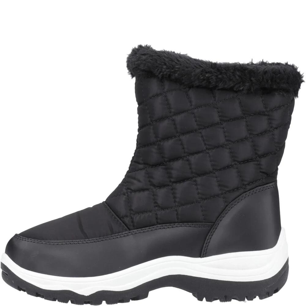 Womens/Ladies Butterrow Snow Boots (Black) 3/5