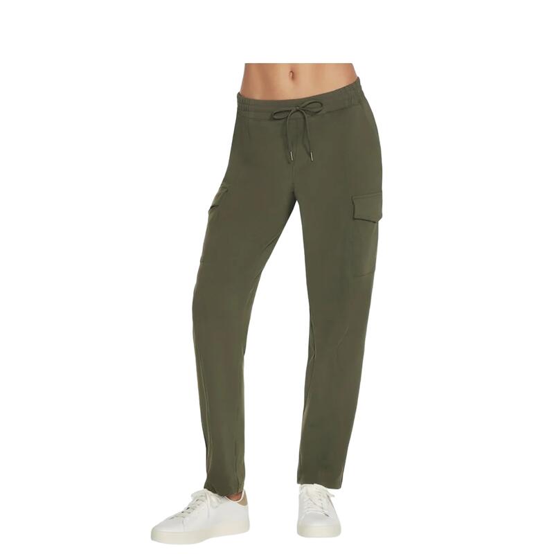 CargoHose für Damen Oliv/Schwarz