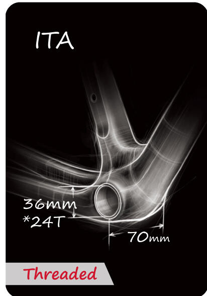 Suport rowerowy TOKEN TK877ITA Rama: gwint włoski ITA Korba Shimano - oś 24mm