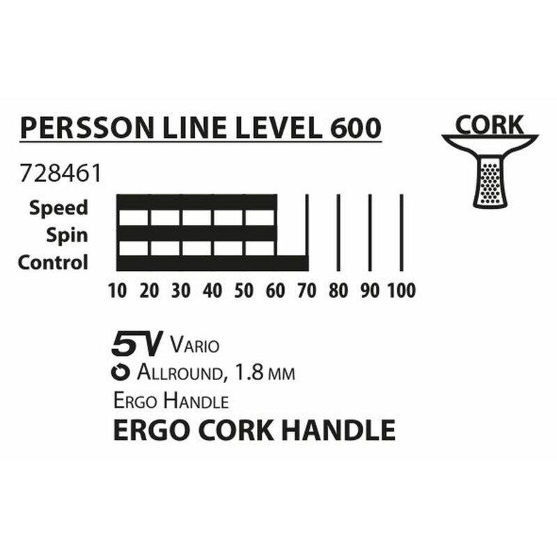 Set na stolní tenis DONIC Persson 600 Kork 4/5