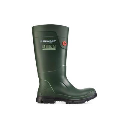Bottes en caoutchouc Dunlop Purofort TerraPro vert