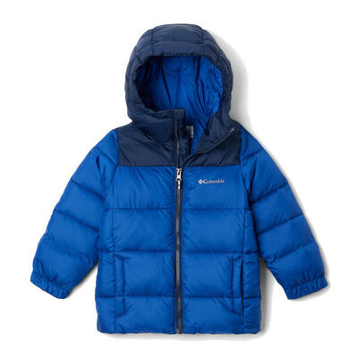 Columbia puffect geïsoleerde kinderjas met capuchon