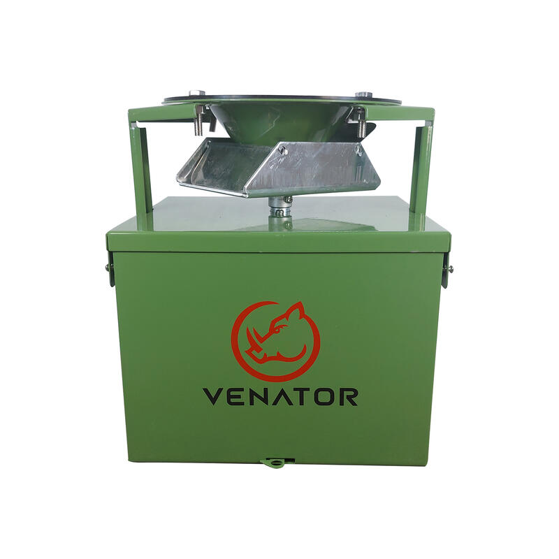 Venator krmný automat Feed24 12V - Kovový vysoký zelený