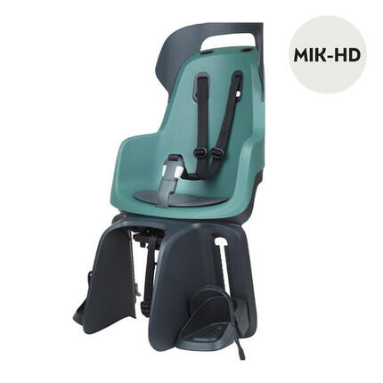 Siège arrière pour vélo GO porte-bagages avec Mik-HD Gris Jaune pastel