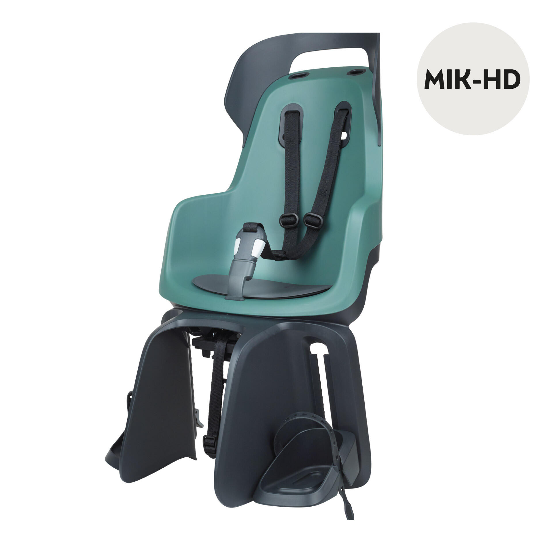 Bobike - Siège Arrière Pour Vélo Go  Porte-bagages Avec Mik-hd Gris Vert Menthe Pastel - Siège Vélo Enfant - Vert - Taille Unique - Decathlon