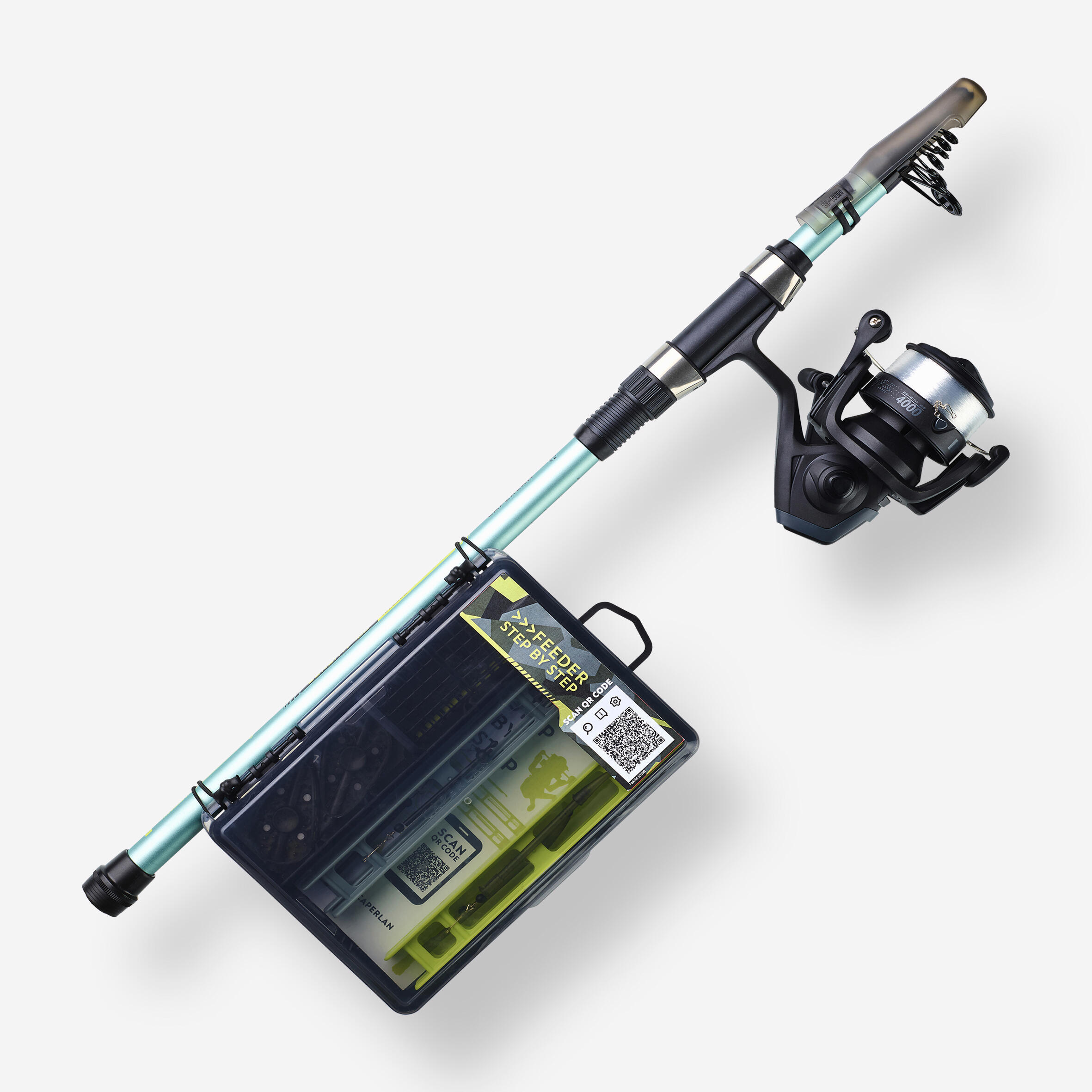 Segunda Vida - Conjunto de Pesca no Feeder Telescópico - Set... - Excelente