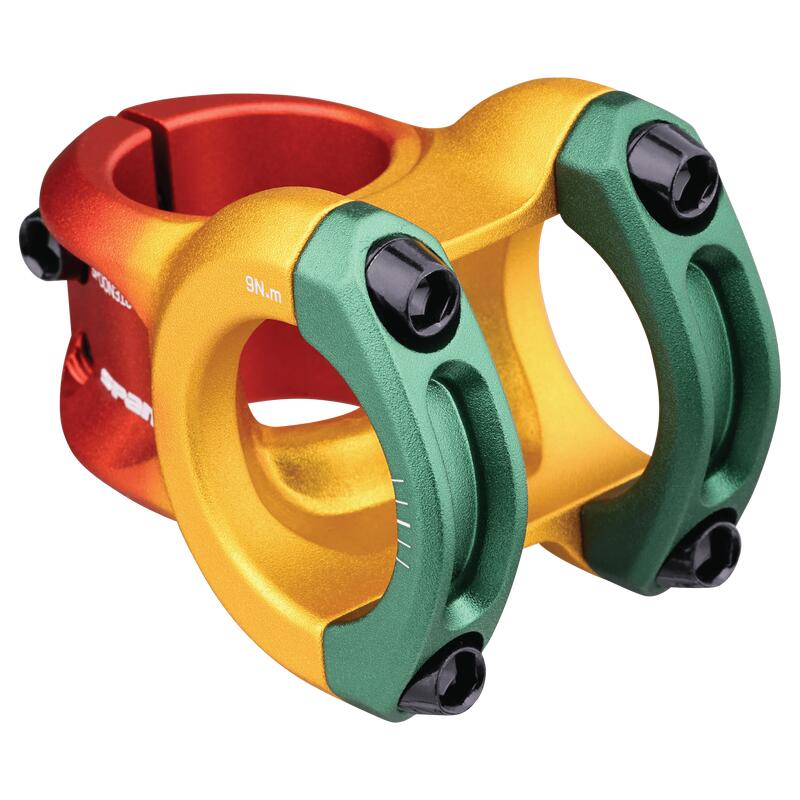 Cuillère 350 Tige - Rasta - 35 mm      7690€ 7999€ -3%    * La vente débute le 11/06/2025    SPANK Cuillère 350 Tige - Rasta - 35 mmVendu exclusivement en ligne   