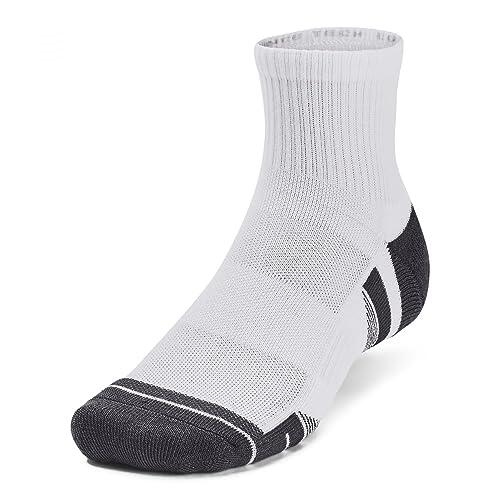 Under Armour - Chaussettes De Sport Under Armour Performance Tech Quarter Blanc 3 Paires - Chaussettes - Blanc - Adulte - Decathlon