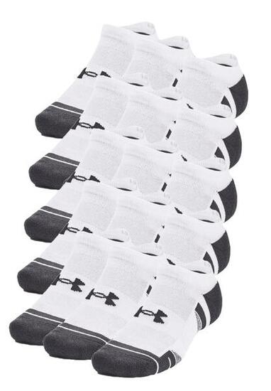 Under Armour Performance Tech Enkel Golfsokken Wit 3 pack