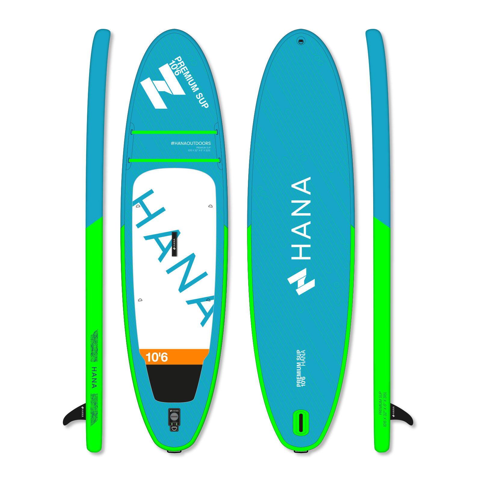 Pacchetto completo SUP gonfiabile 10'6 premium 2/7