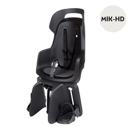 Siège arrière pour vélo GO porte-bagages avec Mik-HD Gris Jaune pastel