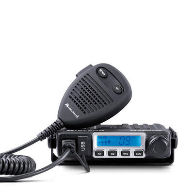 MIDLAND M-MINI USB Radio CB Multibanda 40 canali 1-4 W USB per auto