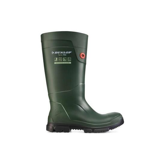 Bottes en caoutchouc Dunlop Purofort TerraPro vert