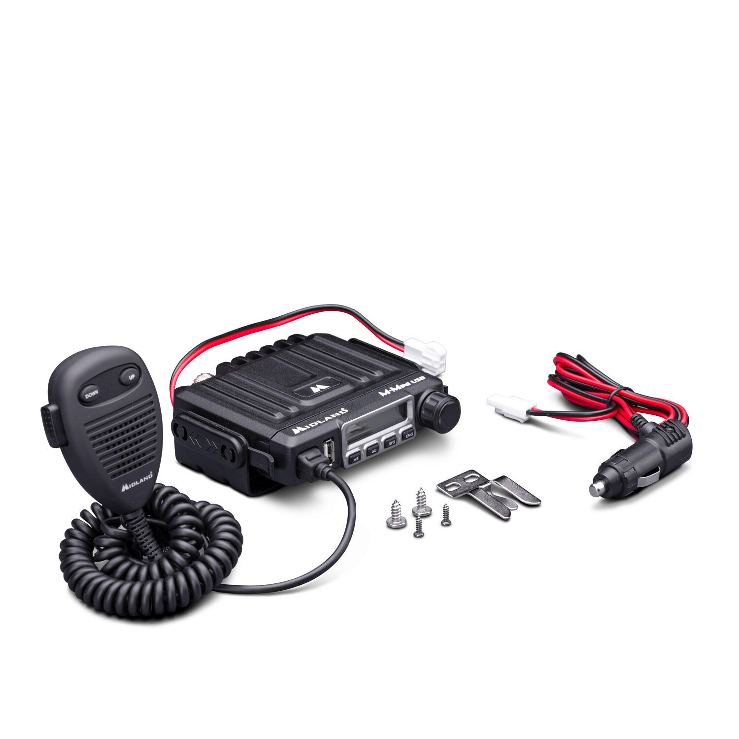 MIDLAND M-MINI USB Radio CB Multibanda, 40 canali, 1-4 W, USB per auto 4/7