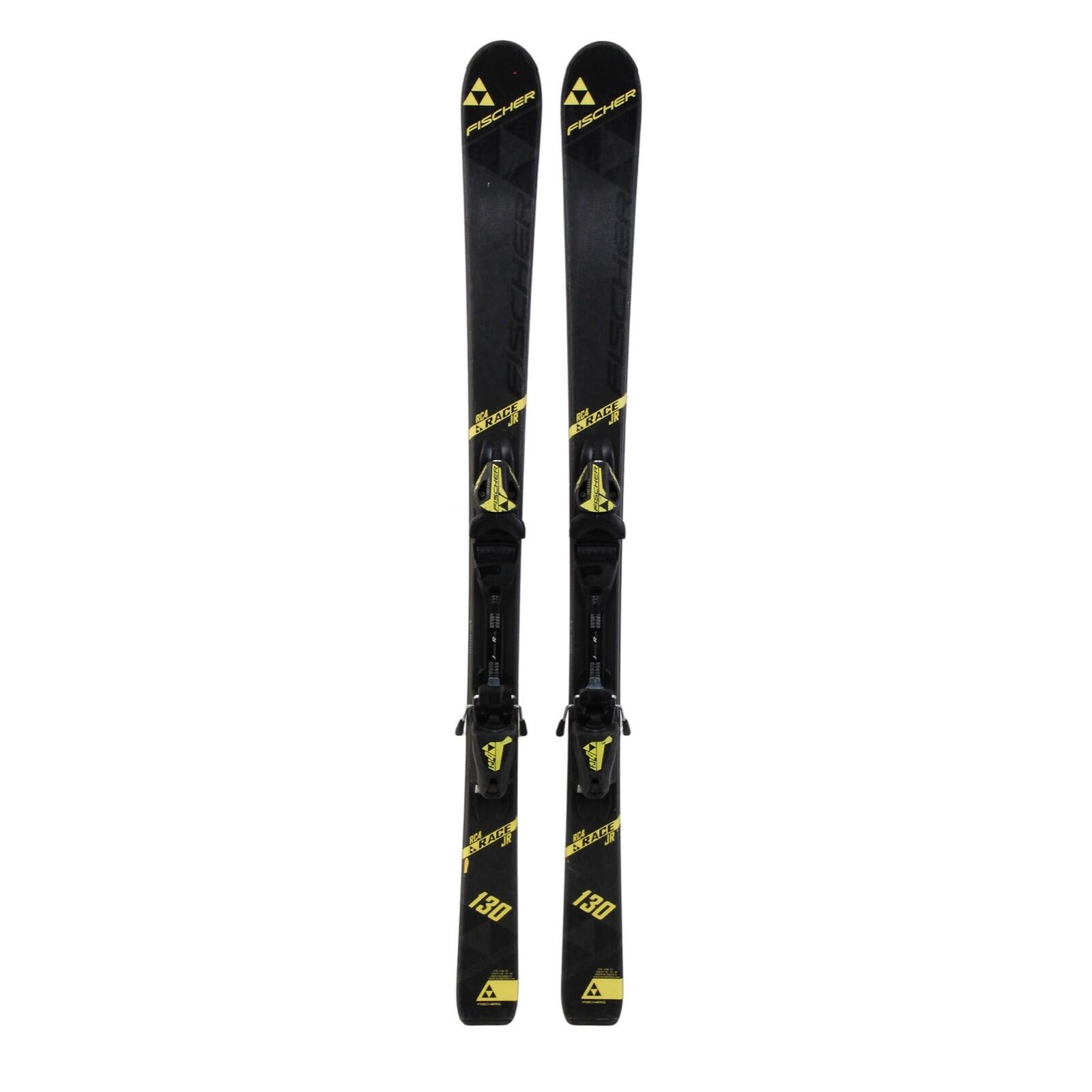 Fischer - Reconditionne - Ski Junior Fischer Rc4 Race Jr + Fixations - Skis - Multicolore|noir - 120 Cm - Decathlon