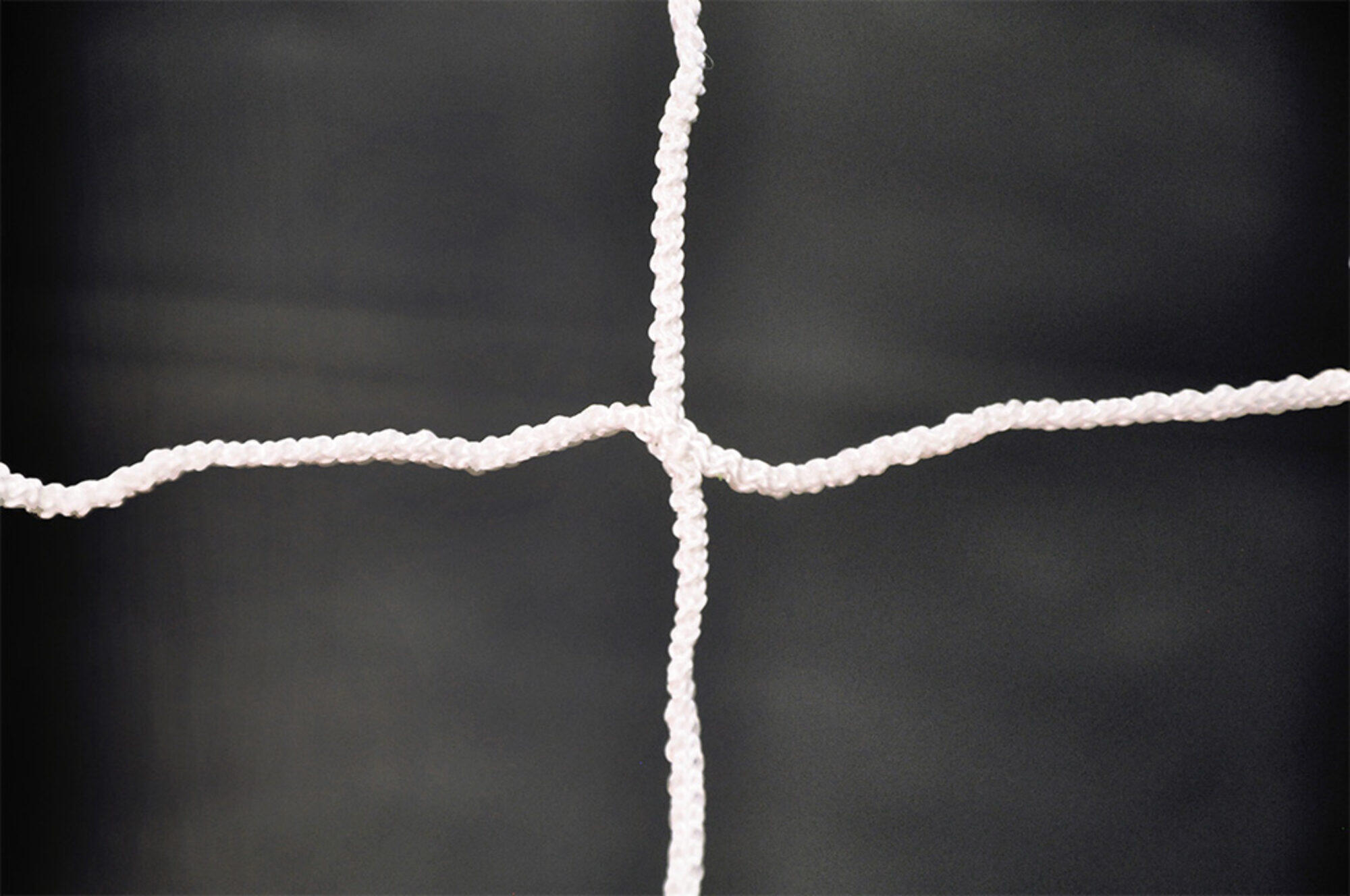 Rete da calcio 6 x 2,1 m bianca - diametro: 3 mm 2/3