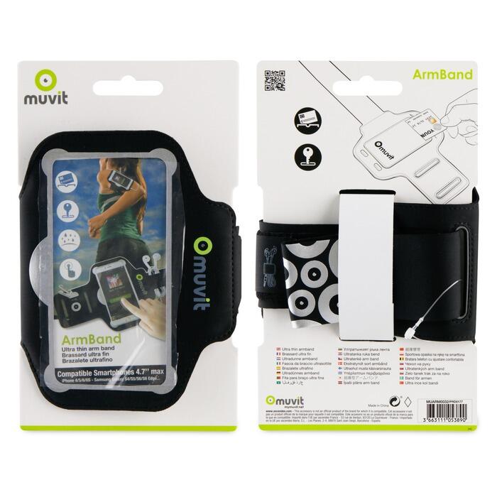 Brassard sport universel pour smartphone 4 à 4.7" Noir 3/3