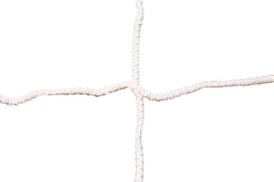 Voetbalnet 6 x 2.1 m wit - diameter: 3 mm