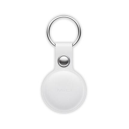 Lokalizator biały bluetooth x1 z białym etui z zawieszką dla iOS MILI MiTag