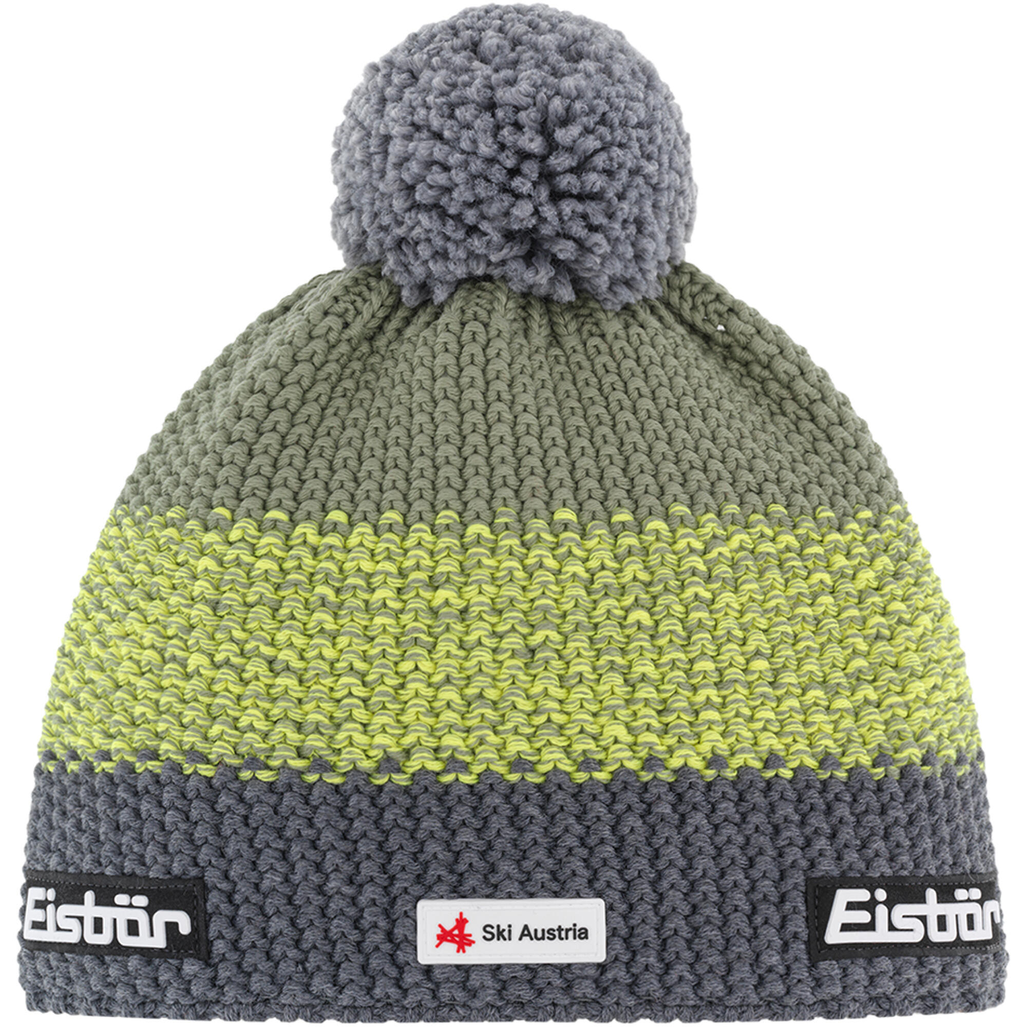 EISBÄR Eisbär Star Pompon MÜ SKA Strickmütze Herren Damen Mütze Wintermütze