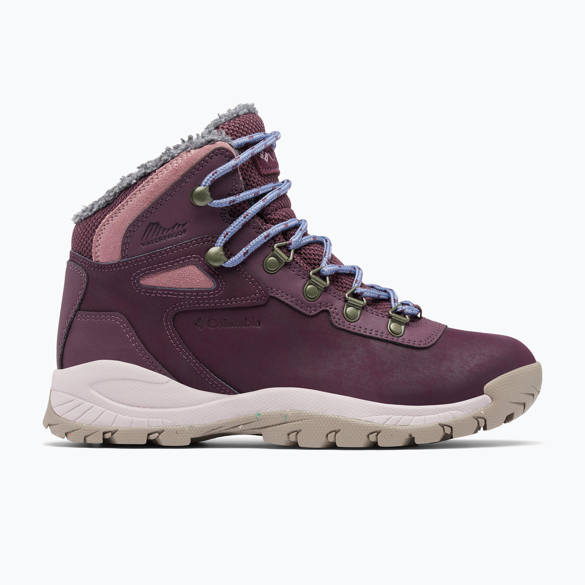 Columbia NEWTON RIDGE™ PLUS WATERPROOF AMPED - Outdoorschoenen - stratus/canyon rose/grijs