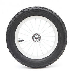 Roue en aluminium de 12 pouces avec roulement et pneu gonflé