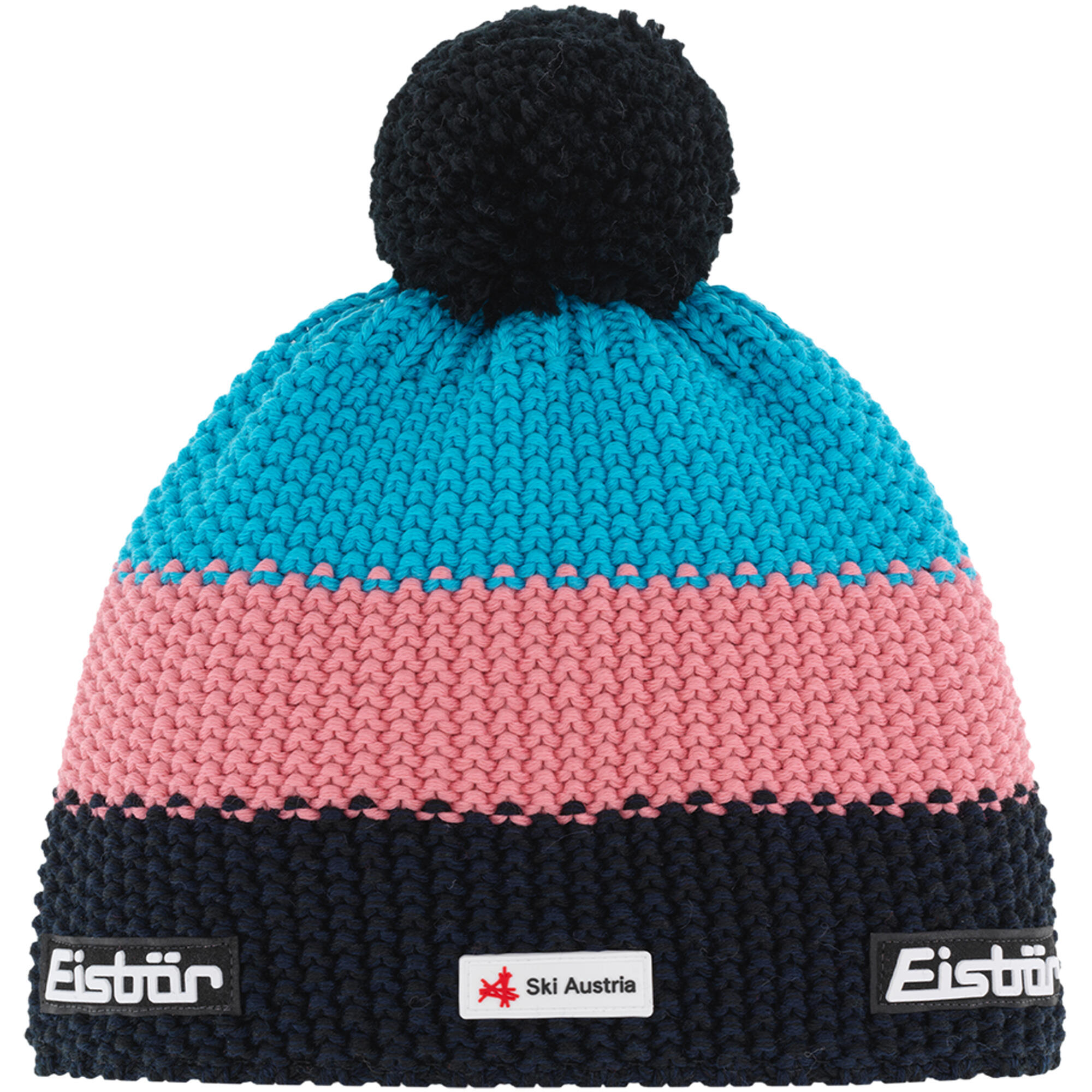 EISBÄR Eisbär Star Pompon MÜ SKA Strickmütze Herren Damen Mütze Wintermütze