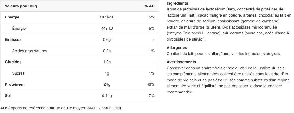 Whey isolate - My Iso Whey - Biscuits Noirs 2/2