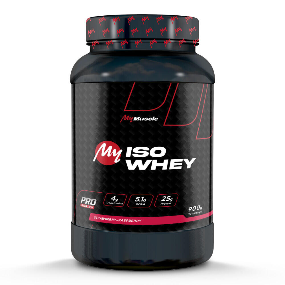 Mymuscle - Whey Isolate - My Iso Whey - Fraise-framboise - Isolat De Whey - 900 G - Decathlon