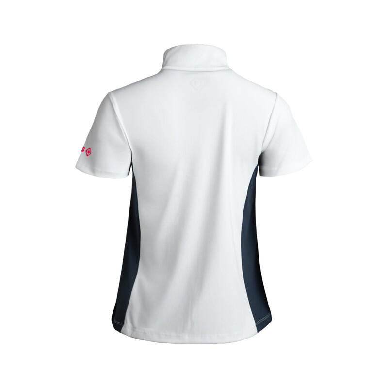 Izas Camiseta Temple Top de pádel para mujeres , con cremallera , elástica y 2/7