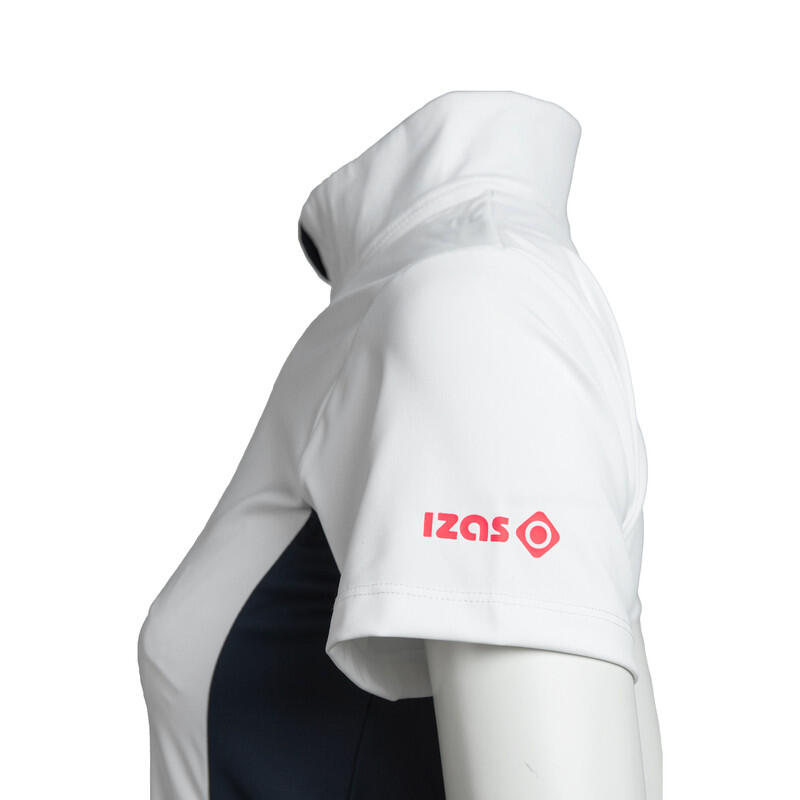 Izas Camiseta Temple Top de pádel para mujeres , con cremallera , elástica y 4/7