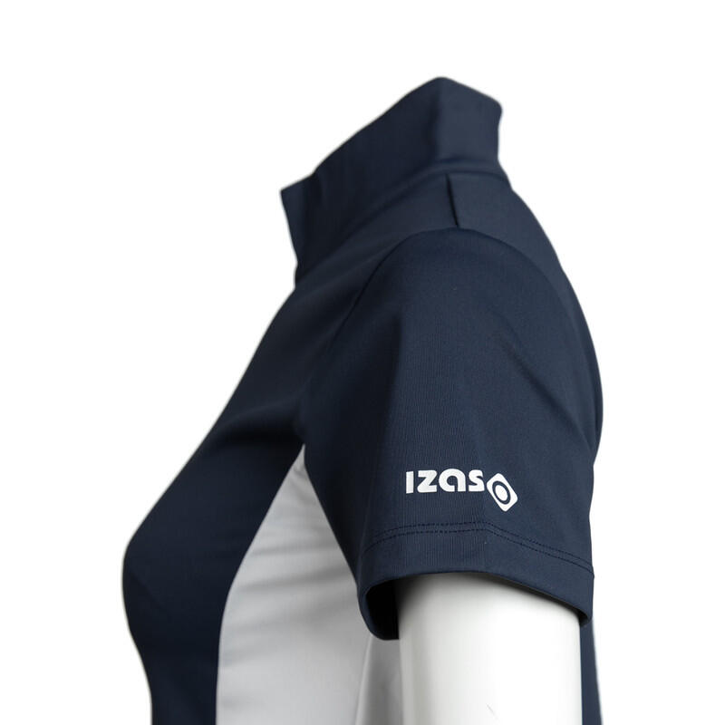 Izas Chemise de padel Temple Top pour femmes , avec fermeture éclair , élastique 4/7
