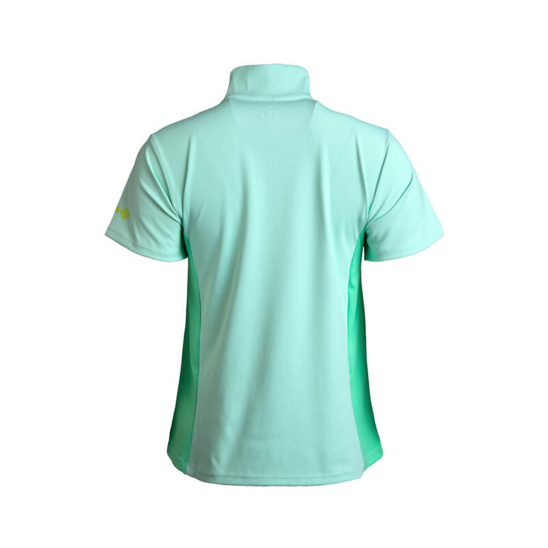 Temple Top dames padel shirt, met rits, elastisch en ademend 2/7