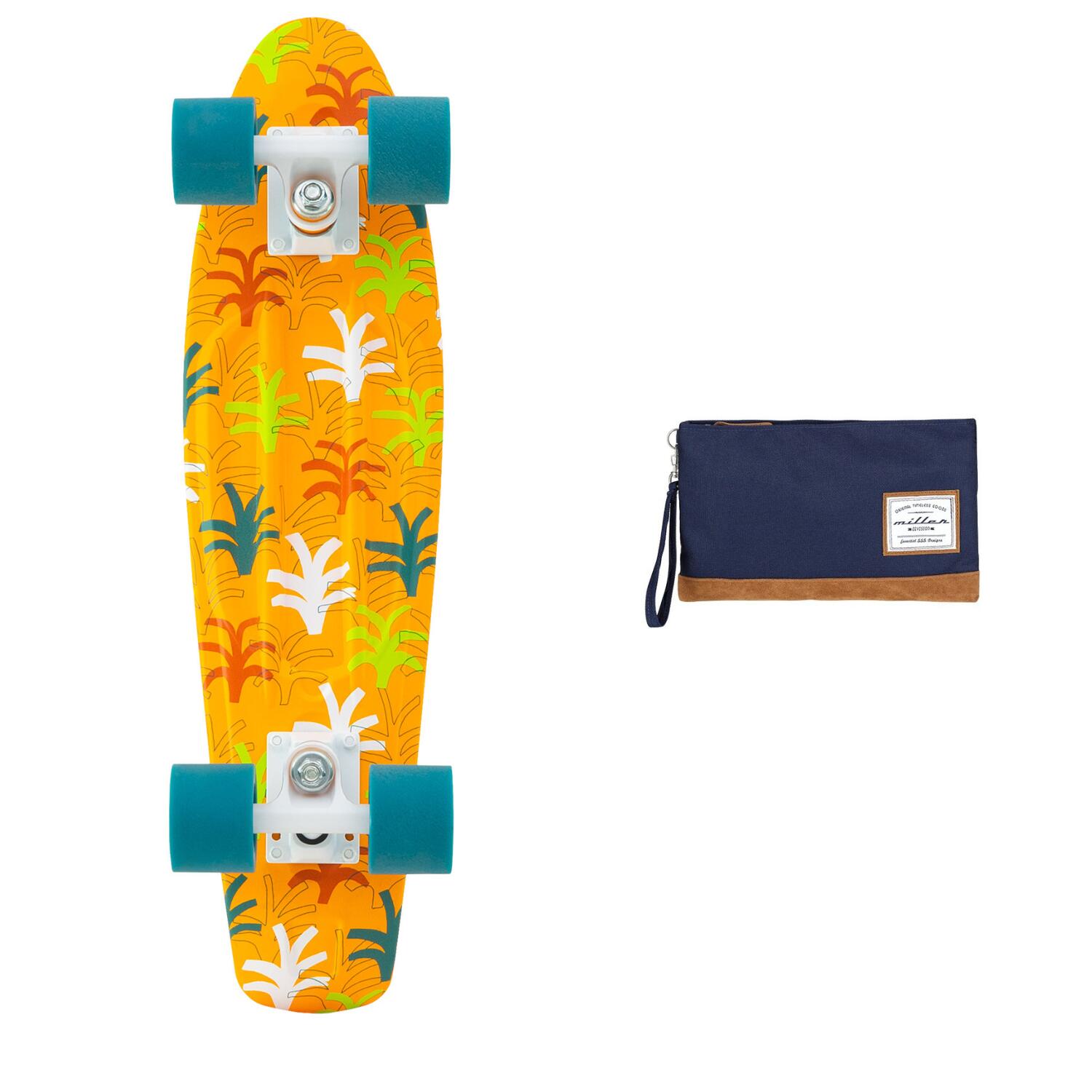 Skateboard infantil baby miller bryce 22,5'' - estojo miller de brinde - abec7
