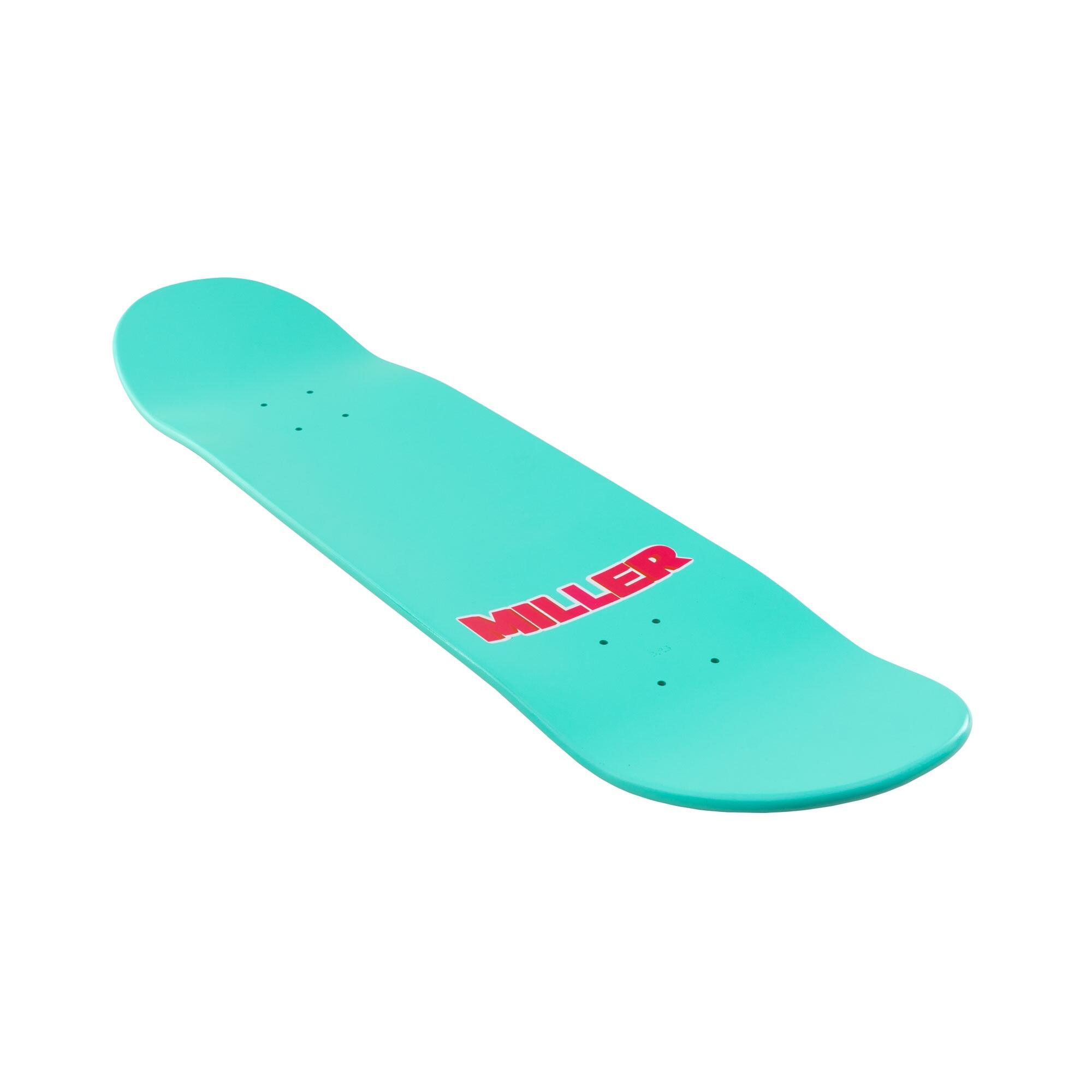 Tavola Skate MILLER RUBBER – 8,25" x 32", 100% acero, cofanetto MILLER incluso 5/6