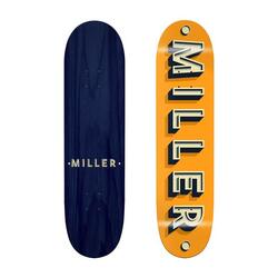 Planche Skate MILLER RUBBER - ÉTUI MILLER EN CADEAU - 8,25" X 32" - 100% Érable