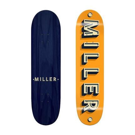 Planche Skate MILLER - CORPORATE II 8,12” - 100% Érable Canadien - Certifié FSC