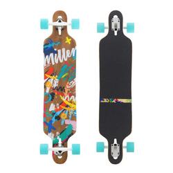 Longboard MILLER SUMMER - 38" X 8,7" - GANTS ROSES TAILLE S et SAC TOTE INCLUS