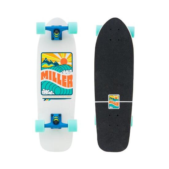Cruiser MILLER SUNSET - 27,5" X 8,2" - Roues Creek 60mm - Carving et Cruising