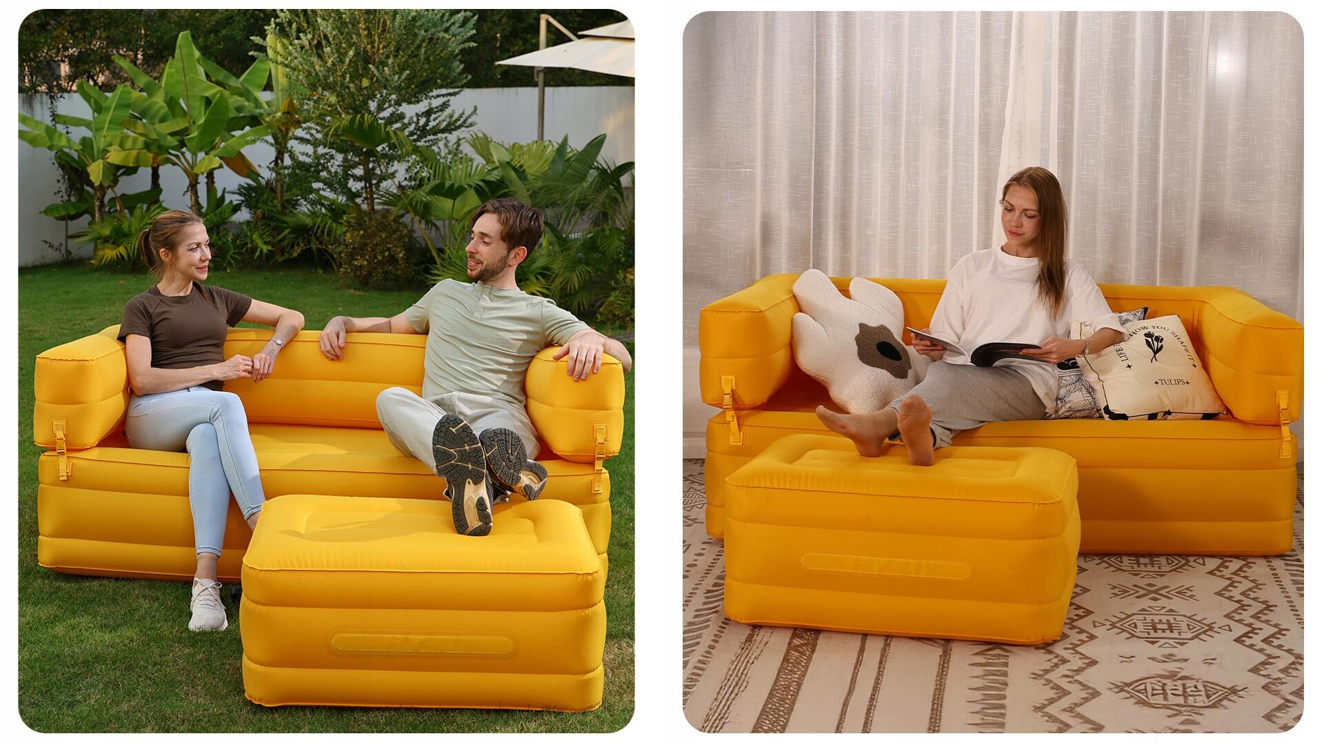Materac modułowy sofa z pompką AEROGOGO BS5-03 4/7