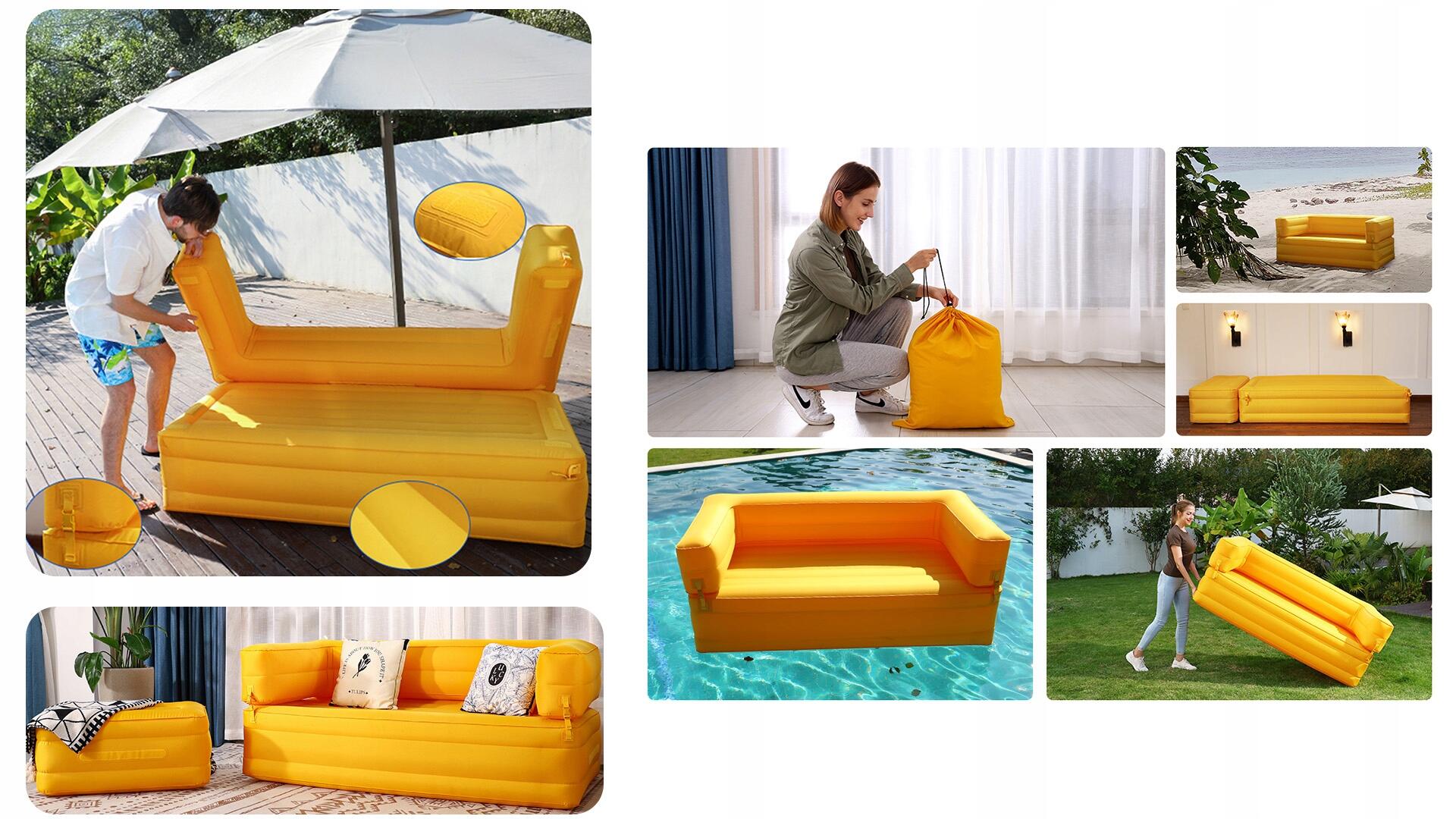 Materac modułowy sofa z pompką AEROGOGO BS5-03 5/7