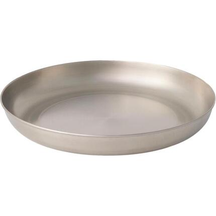 Teller Detour Stainless Steel Plate brown