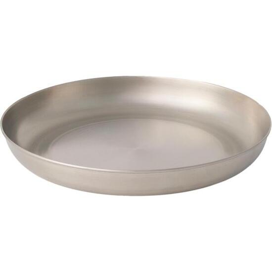 Teller Detour Stainless Steel Plate brown