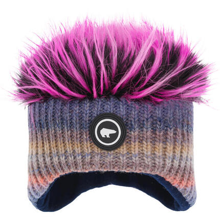 Eisbär Mütze Wintermütze mit Haaren Keke Cocker für Damen und Herren